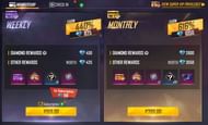 The prize and benefit of the membership in Free Fire MAX (Image via Garena)